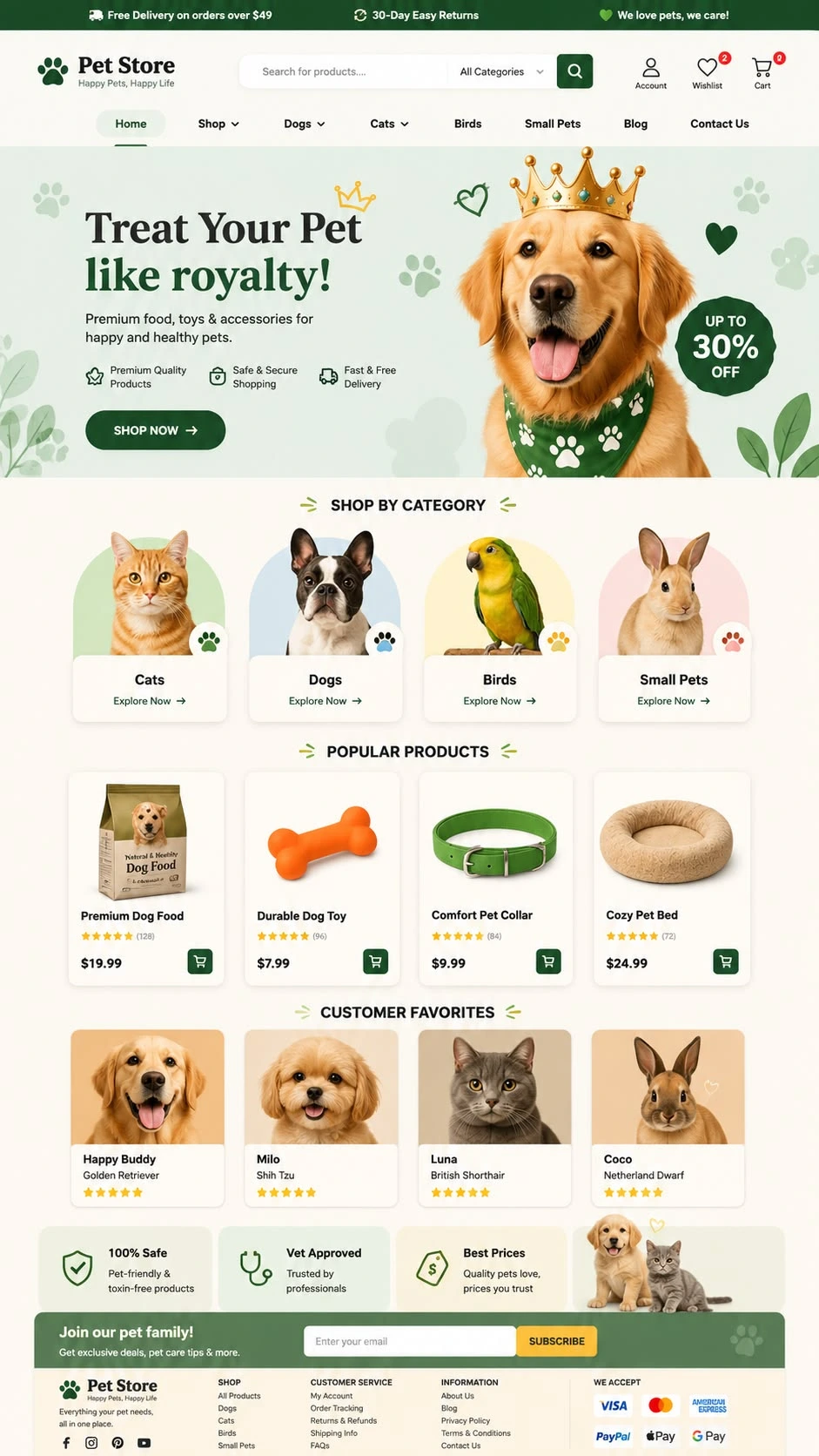 SoftuneBD ecommerce theme - Pet supplies