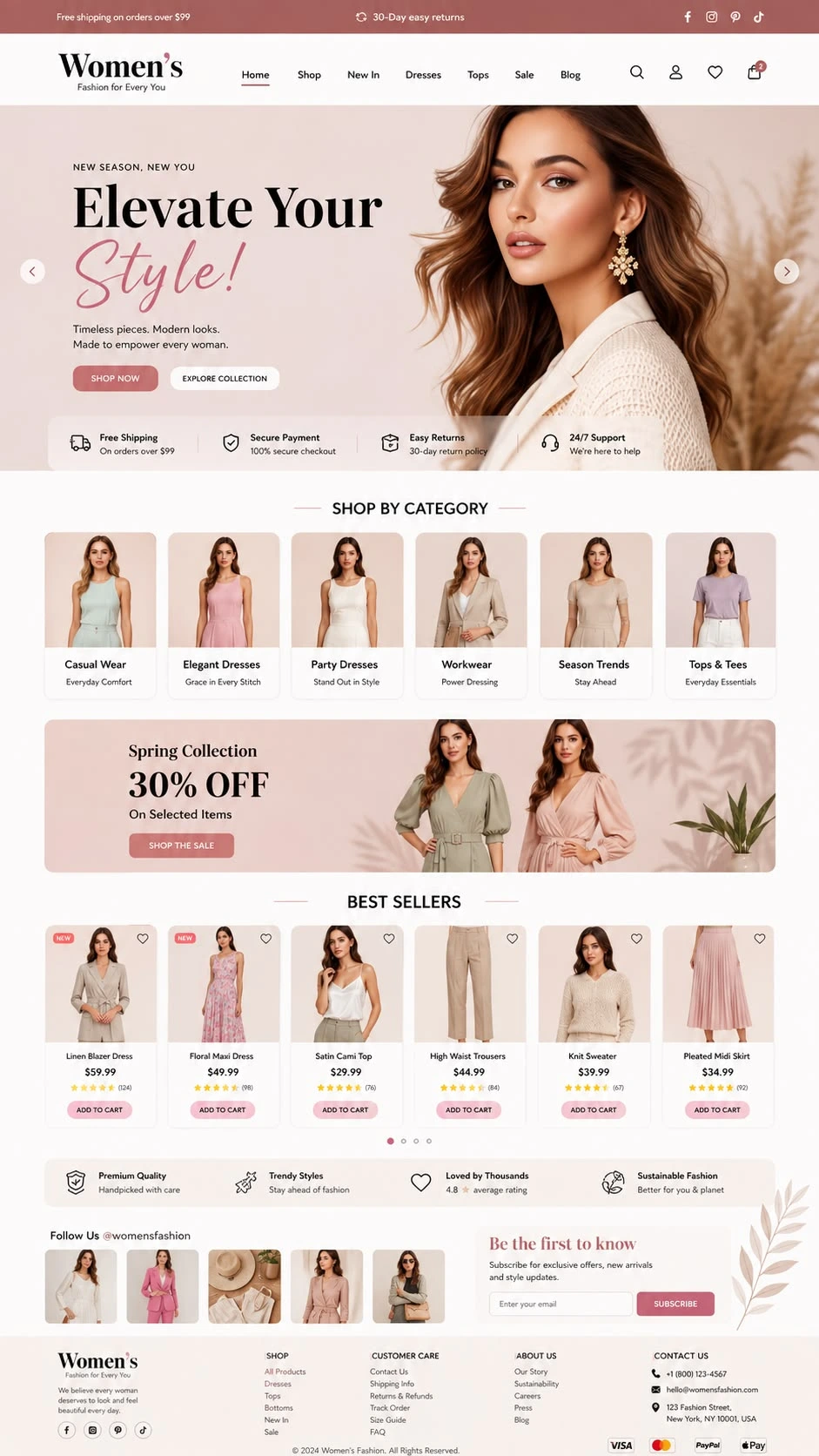 SoftuneBD ecommerce theme - Women's fashion